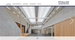 Desktop Screenshot of pfaller-ingenieure.de